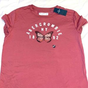 Abercrombie Girls Pink Tee